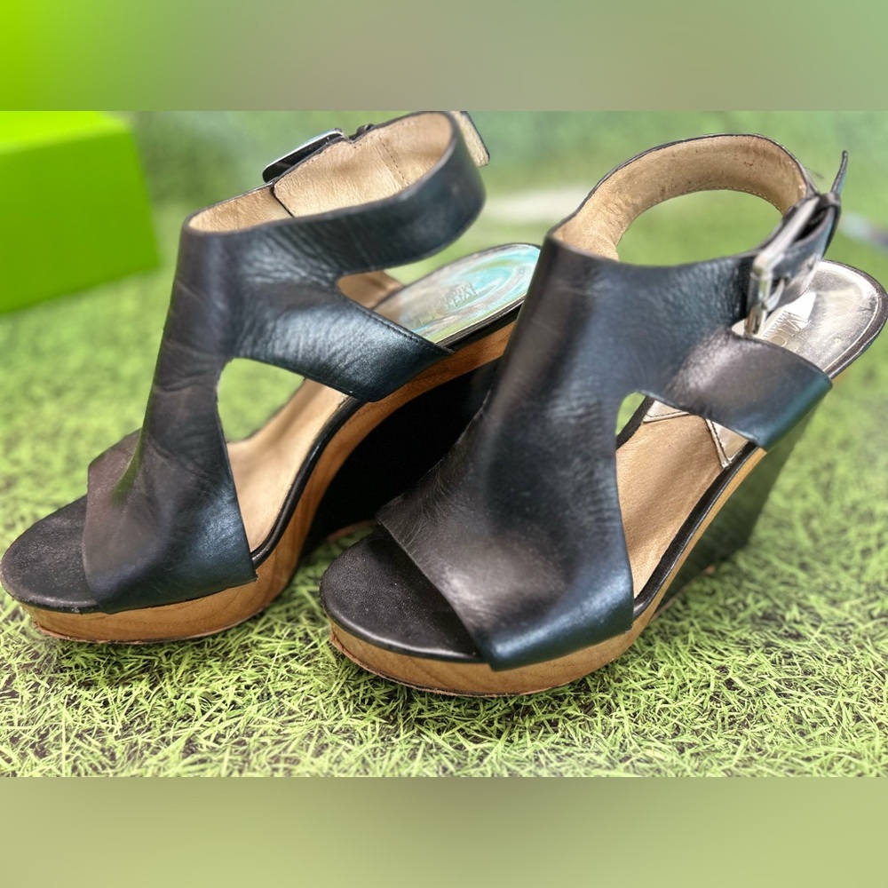 michael kors josephine wedge black